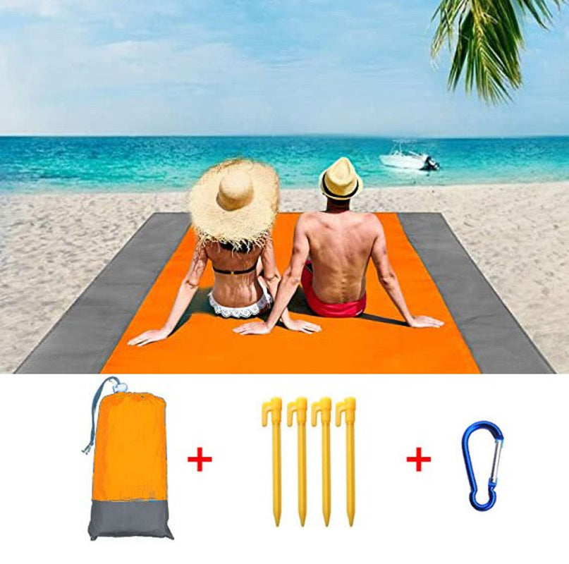 2023 Oversized Beach Mat Sand Free Beach Towel Outdoor Travel Camping Beach Blanket Home Decor Rugs Portable Foldable Picnic Mat