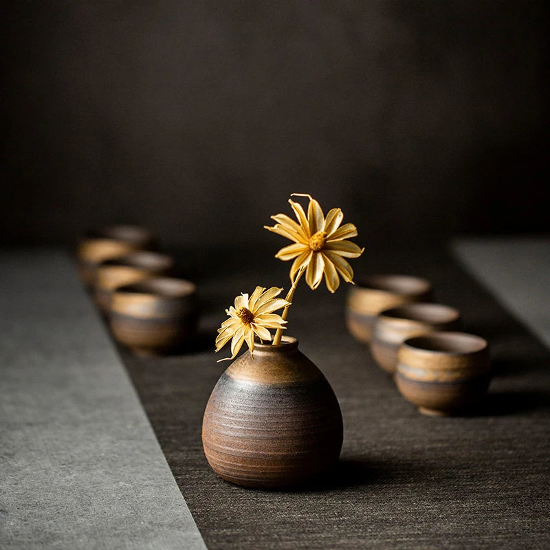 Annsuu Ceramic Flower Vase Porcelain Vases Decoratives Vaso for Home Decoration Tabletop Vase