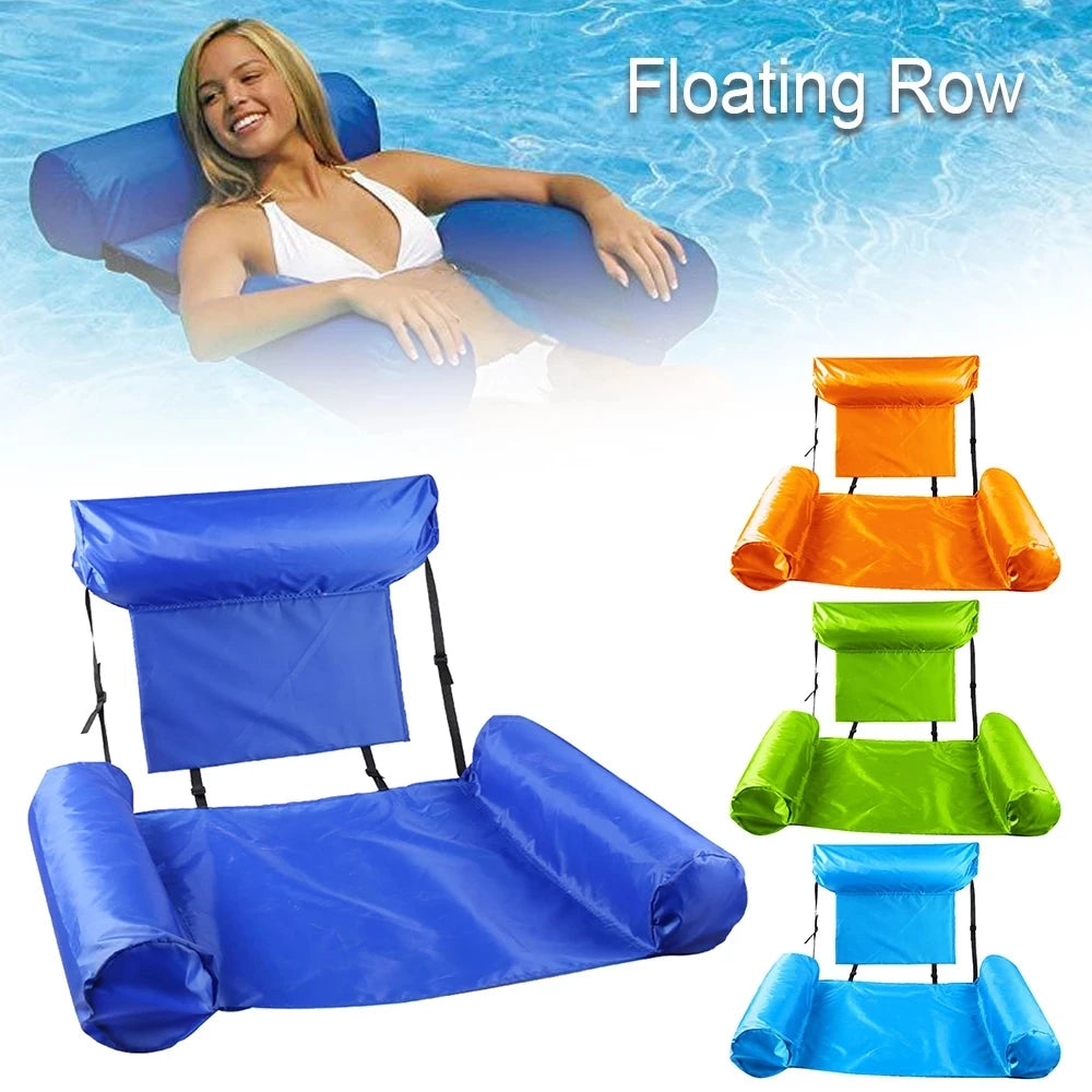 Summer Inflatable Floating Water Mattresses Hammock Lounge Chairs Pool Float Sports Toys Carpet Float Pool Accessories