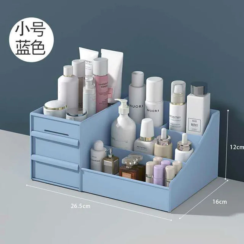 Makeup Organizer Cosmetic Large Capacity Cosmetic Storage Box Desktop Jewelry Organizer Nail Polish Makeup Drawer Container