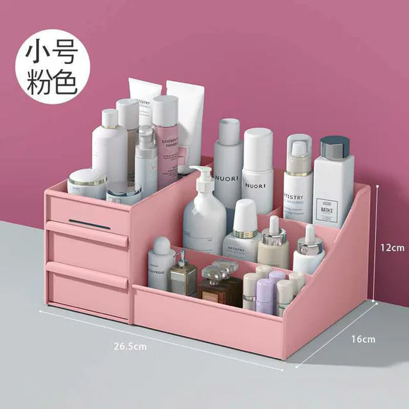 Makeup Organizer Cosmetic Large Capacity Cosmetic Storage Box Desktop Jewelry Organizer Nail Polish Makeup Drawer Container